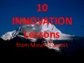 Ten innovation lessons from Mount Everest