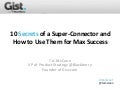 10 secrets of a super connector t.a. mccann