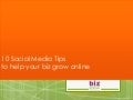 Top 10 Social Media Marketing Tips