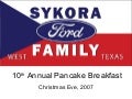 10th Annual Pancake Breakfast