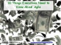 10 things executives need to know about agile