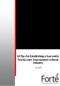 10 Tips For Establishing A Successful Test & Learn Environment In Retail Industry