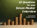 10 Questions For Your Scrum Master Interview