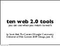 10 Web 2.0 Tools Marketers Can Use Today