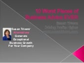 10 worst pieces of business advice