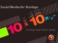 10x10 michael michelini social media for startups
