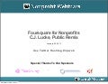 Foursquare for Nonprofits