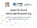 110406 apps for good  for citycamp brighton