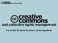 Creative Commons & Collective Rights Management