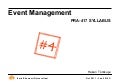 Event Management 111110ieu