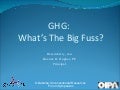 Greenhouse Gas Reporting for E&P