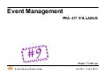 Event Management 111222ieu