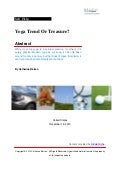 Yoga Trend Or Treasure?