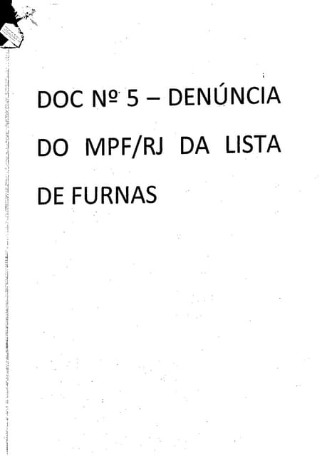 A Lista de Furnas
