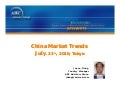 China Market Trends