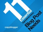 11 Essential Ingredients Every Blog...