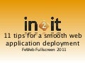 11 protips for smooth web application deployment