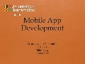 Mobile app development 12 13 y1 ict ssp l17 rev