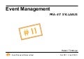 Event Management 120105ieu