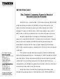 timken  Q22006EarningsRelease