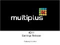 Earnings Release 4Q11