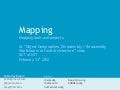 Mapping at ACT MIT.
