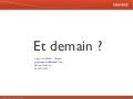 FLUPA UX-Day 2012 - Ergonomie et design : Et demain ? - par Grégoire Gérard