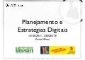 Palestra Planejamento e Estratégias Digitais (UNOESTE / FACOPP)