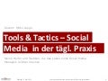 Tools & Tactics für Social Media Manager, Auflage 2