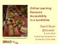 Online Learning Resource Accessibility in a Lunchtime