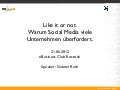 Gabriel Rath: Warum Social Media viele Unternehmen überfordert.