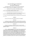 dana holdings CertOfIncorporated
