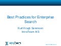 Best Practices Enterprise Search