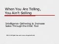 Telling Ain't Selling Webinar