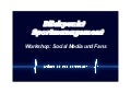 Blickpunkt Sportmanagement: Workshop "Social Media und Fans"