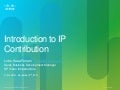 Introduction to IP Contribution