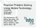 Practical Problem Solving Using Mobile Technology