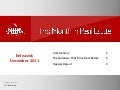 This Month in Real Estate for Canada - December 2011