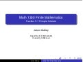 Math 1300: Section 3-1 Simple Interest