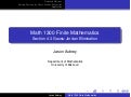 Math 1300: Section 4- 3 Gauss-Jordan Elimination