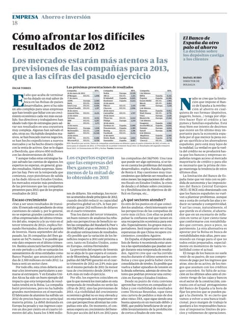 Fernando Hernández: "En 2012 los resultados van a ser de transición" ABC_13/01/2013