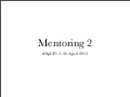 Mentoring 2