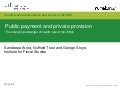 Sandeepa Arora & George Stoye: Private health care provision