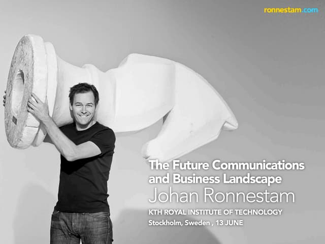 Beyond The Advertising  Into The Unknown - The Future Business and Communications Landscape