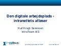 Keynote: Sitecore event om Den digitale arbejdsplads