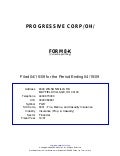 Q1 2009 Earning Report of Progressive Corp 