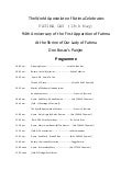 World Apostolate of Fatima Celebrates Fatima Day -13th may 2011 program -Goa