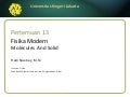 Fisika Modern 13 molecules andsolid