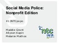 Social Media Police: Nonprofit Edition