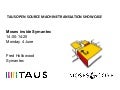 TAUS OPEN SOURCE MACHINE TRANSLATION SHOWCASE, Paris, Fred Hollowood, Symantec, 4 June 2012